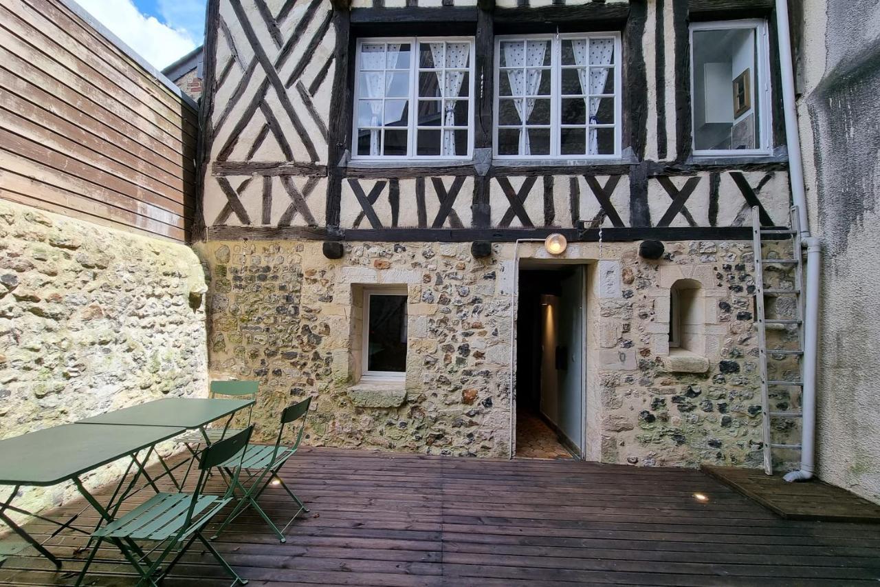 Вилла La Terrasse Notre Dame - Дом персонажей - 4P - Centre Онфлёр Экстерьер фото
